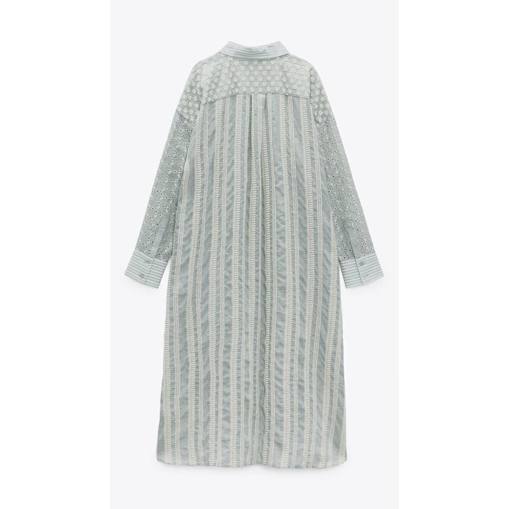 ZARA
Embroidered shirt dress New - Picture 4 of 11
